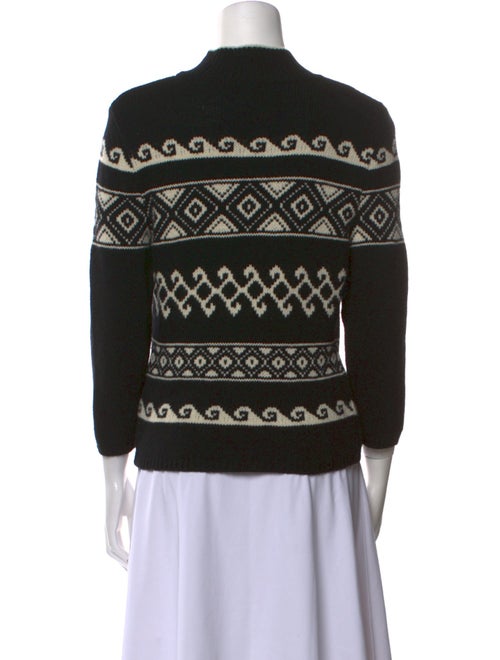 Max Mara Weekend Virgin Wool Printed Sweater