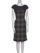 Max Mara Weekend Virgin Wool Knee-Length Dress