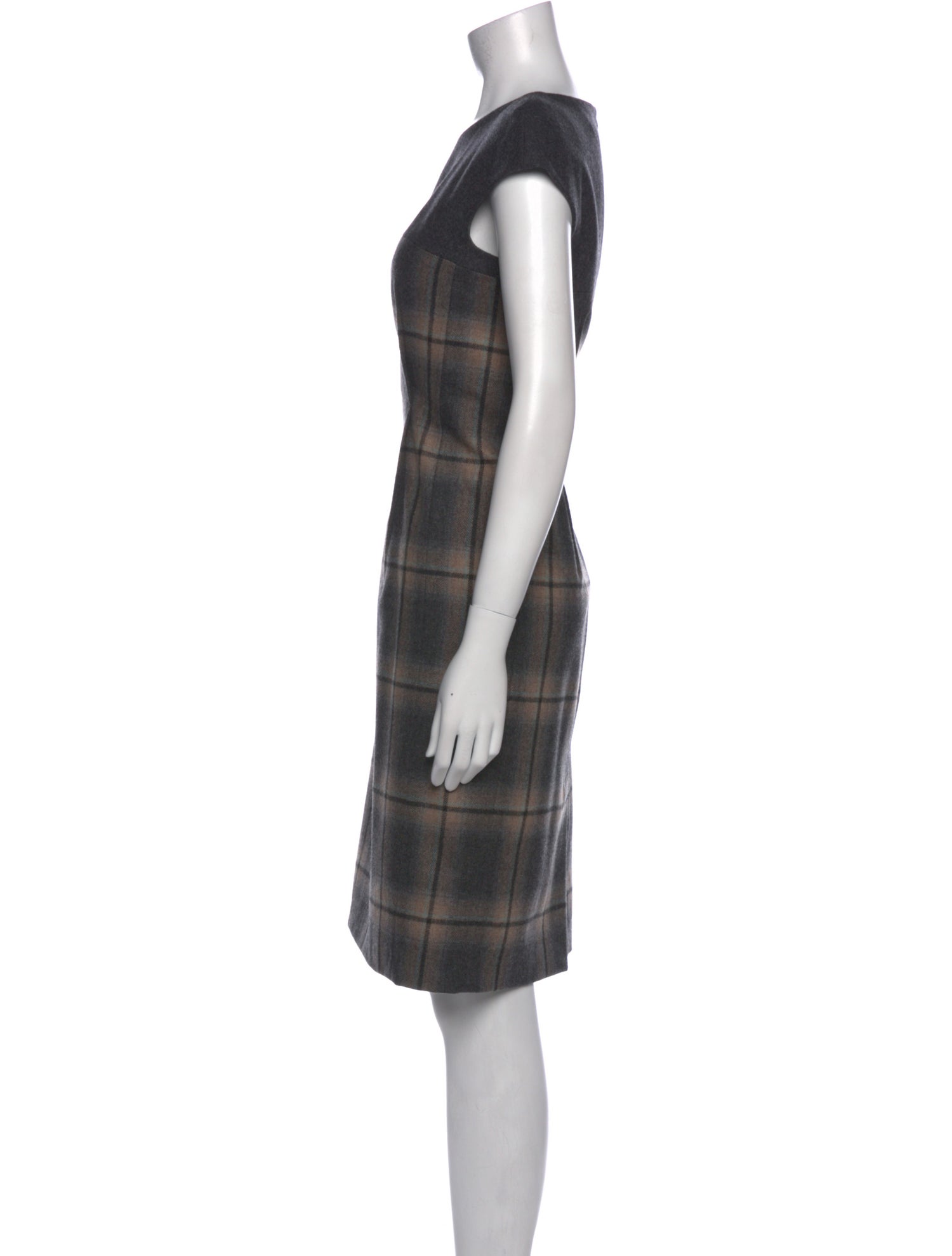 Max Mara Weekend Virgin Wool Knee-Length Dress