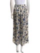 Max Mara Weekend Floral Print Wide Leg Pants