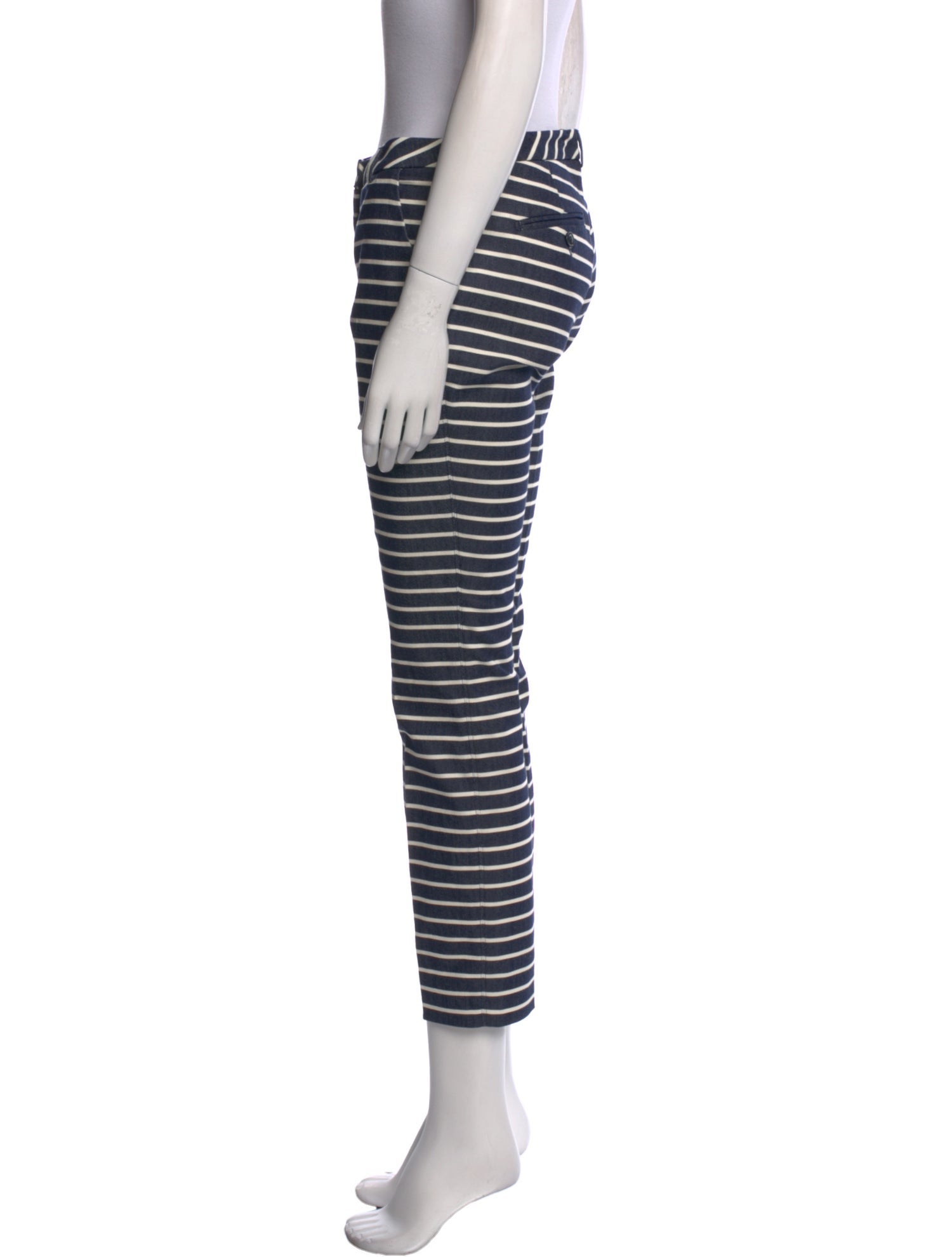 Max Mara Weekend Striped Straight Leg Pants