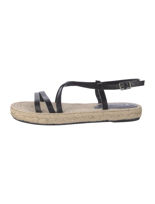 Max Mara Weekend Leather Printed Espadrilles