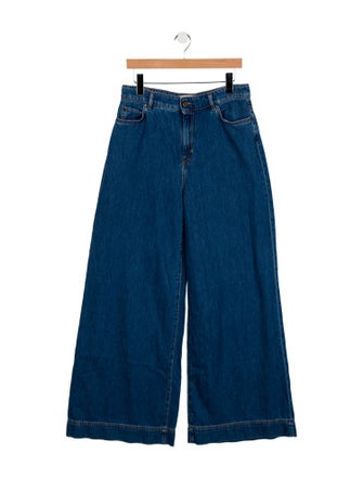 Max Mara Weekend High-Rise Wide Leg Jeans