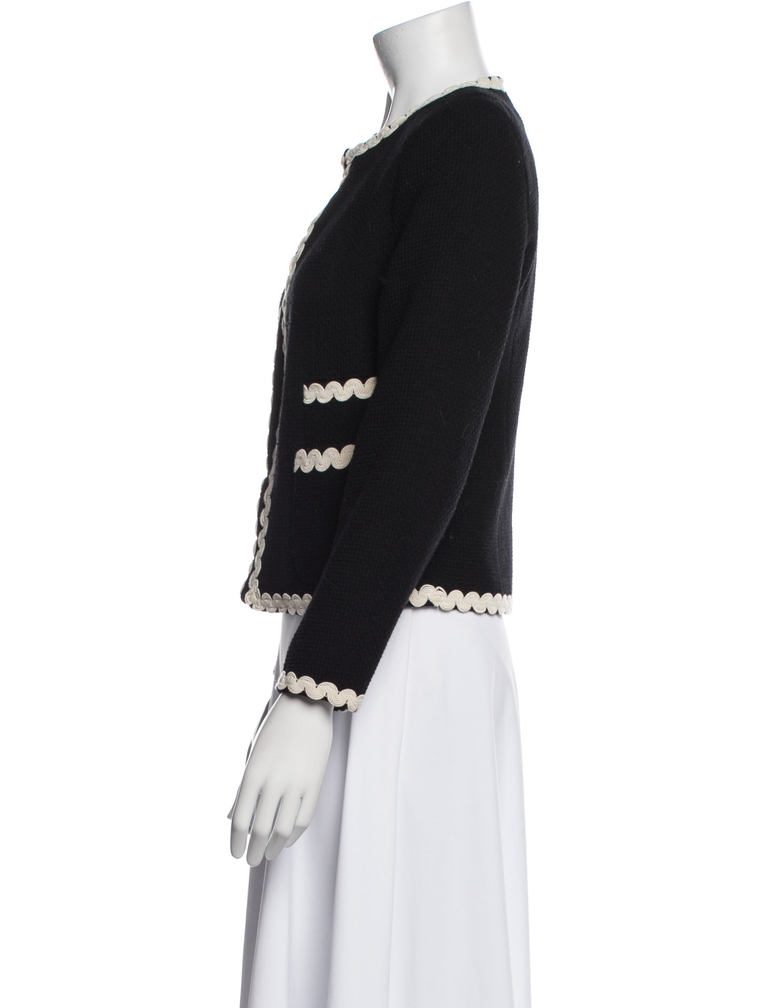 Max Mara Weekend Virgin Wool Printed Evening Jacket