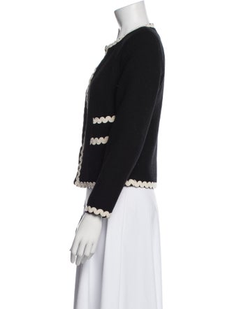 Max Mara Weekend Virgin Wool Printed Evening Jacket