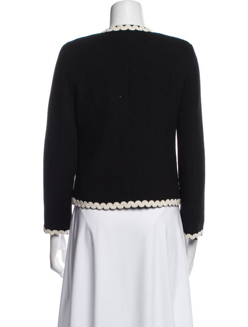 Max Mara Weekend Virgin Wool Printed Evening Jacket