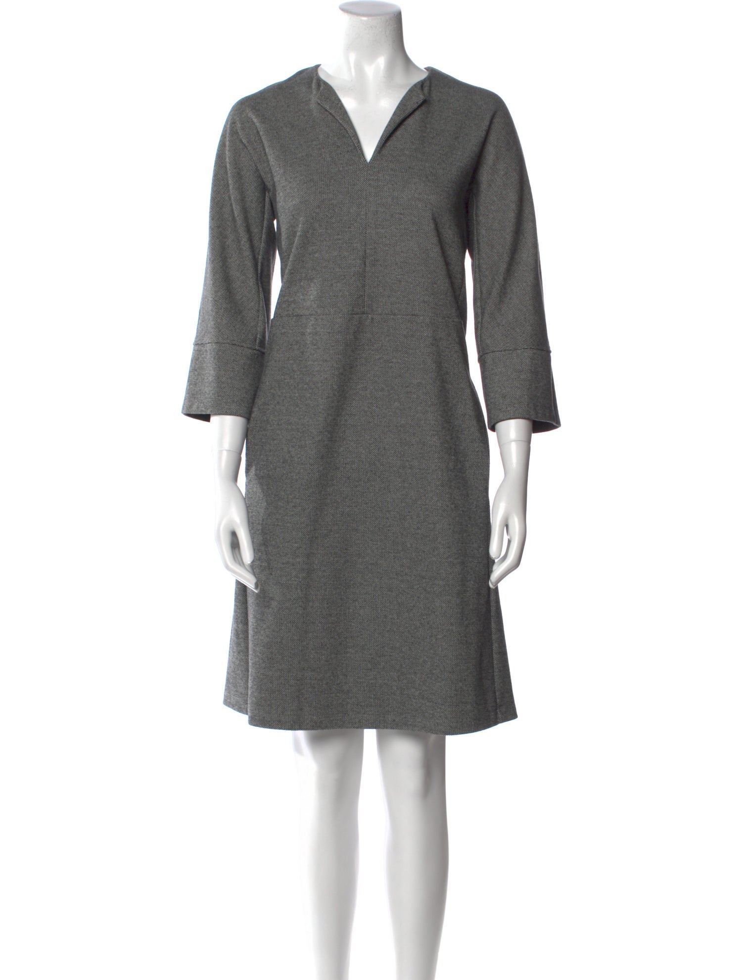 Max Mara Weekend V-Neck Knee-Length Dress