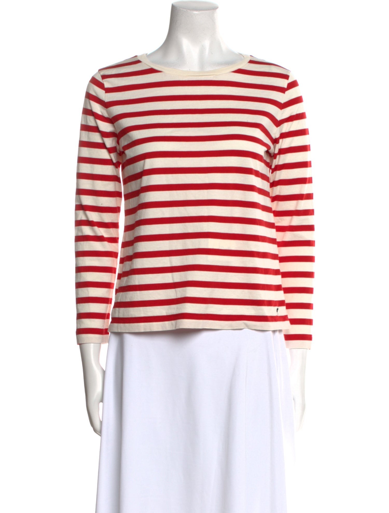 Max Mara Weekend Striped Bateau Neckline Top