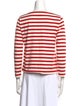 Max Mara Weekend Striped Bateau Neckline Top