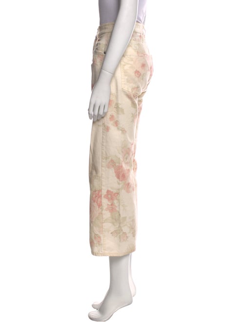 Max Mara Weekend Floral Print Wide Leg Pants