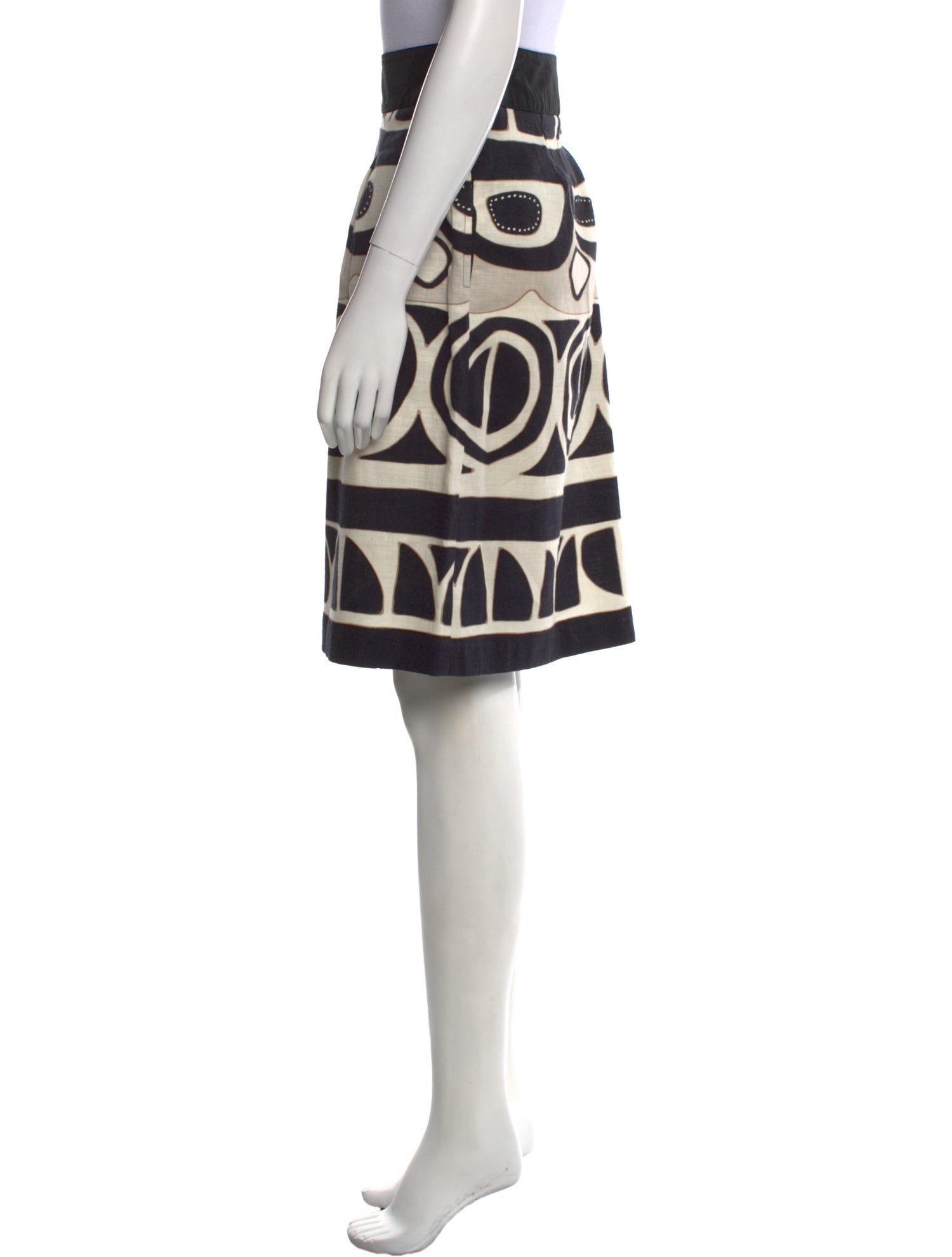 Max Mara Weekend Printed Knee-Length Skirt
