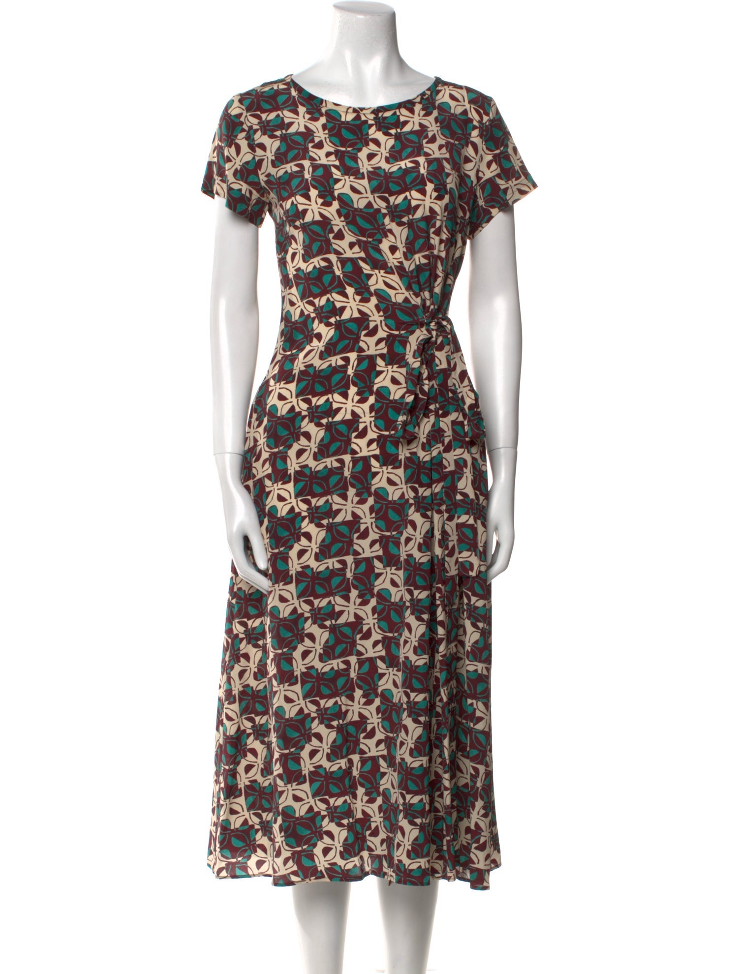 Max Mara Weekend Printed Midi Length Dress
