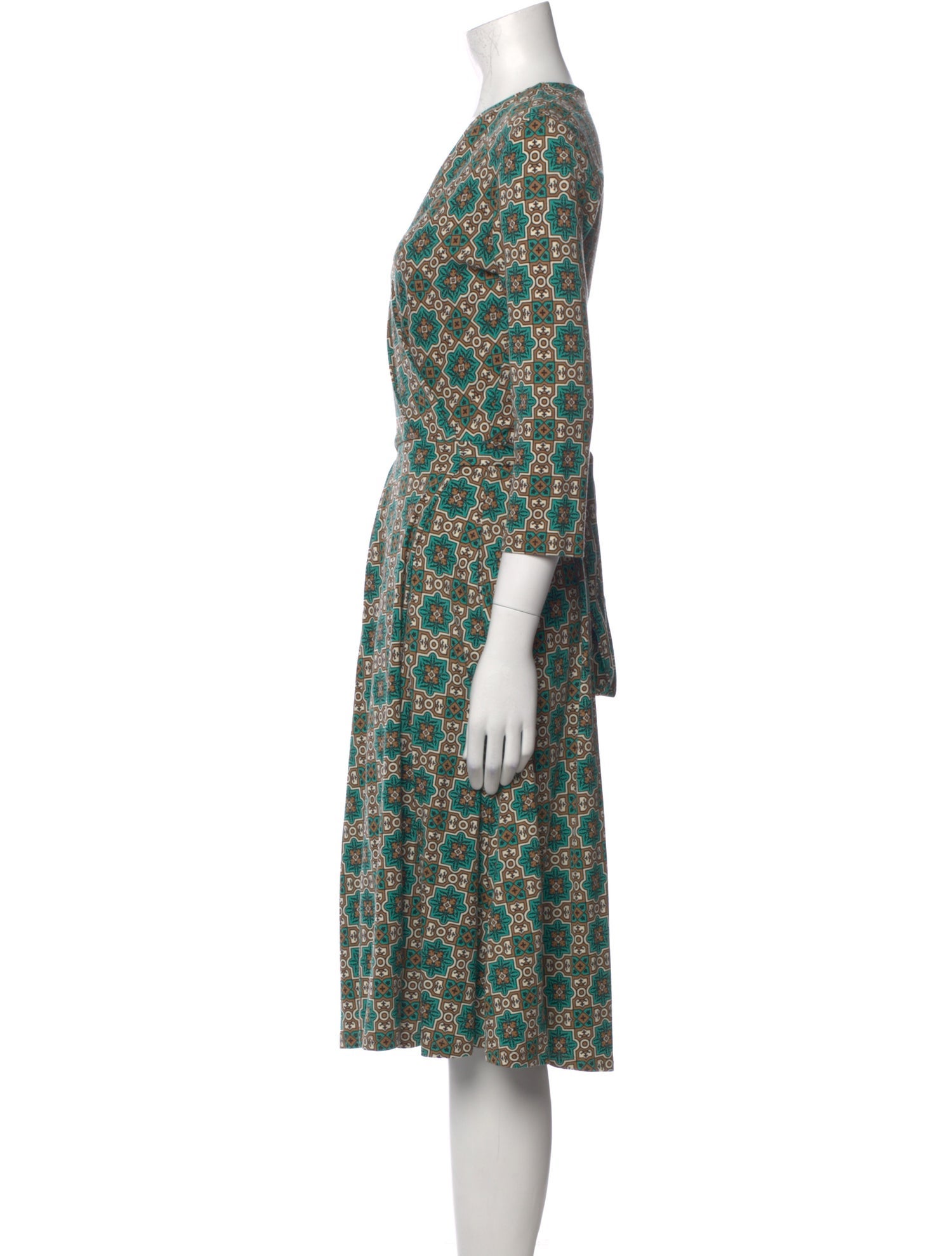 Max Mara Weekend Floral Print Knee-Length Dress