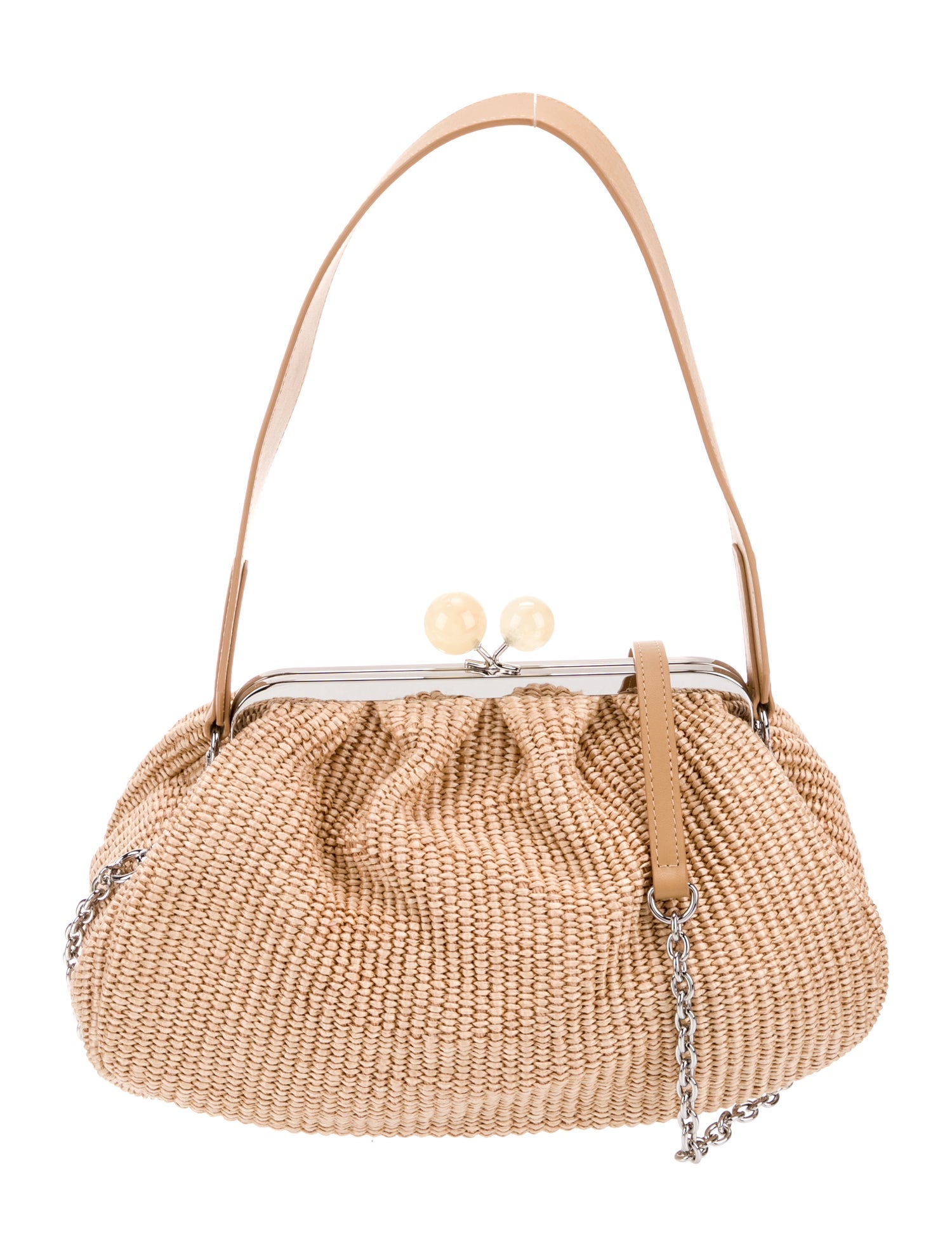 Max Mara Weekend Raffia Shoulder Bag