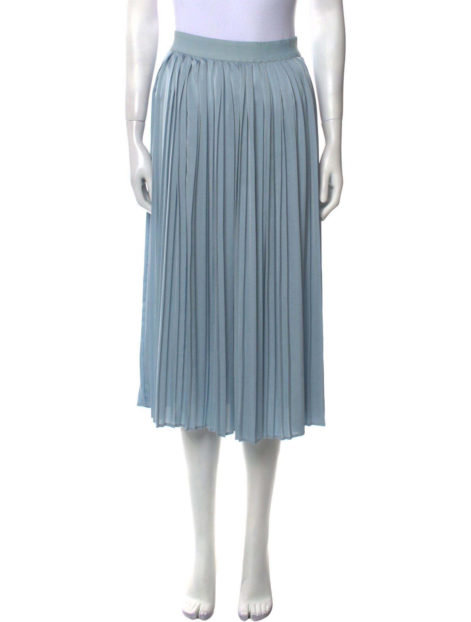 Max Mara Weekend Pleated Accents Midi Length Skirt