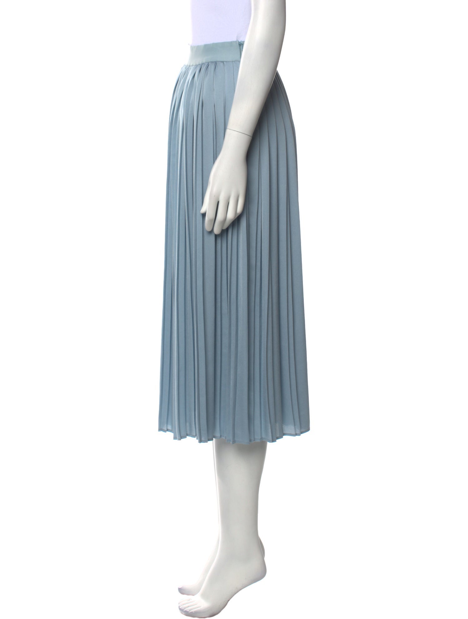 Max Mara Weekend Pleated Accents Midi Length Skirt