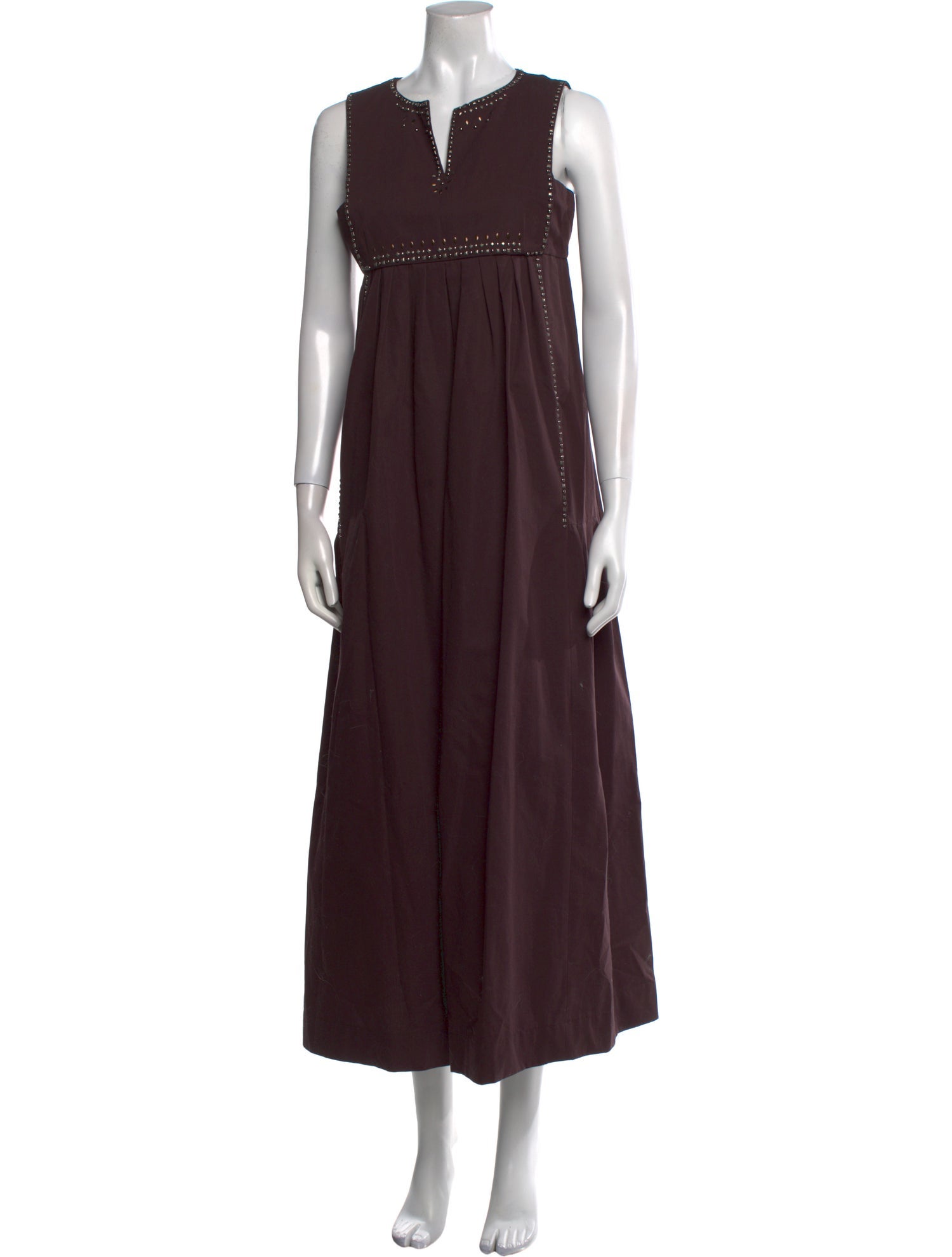 Max Mara Weekend V-Neck Long Dress
