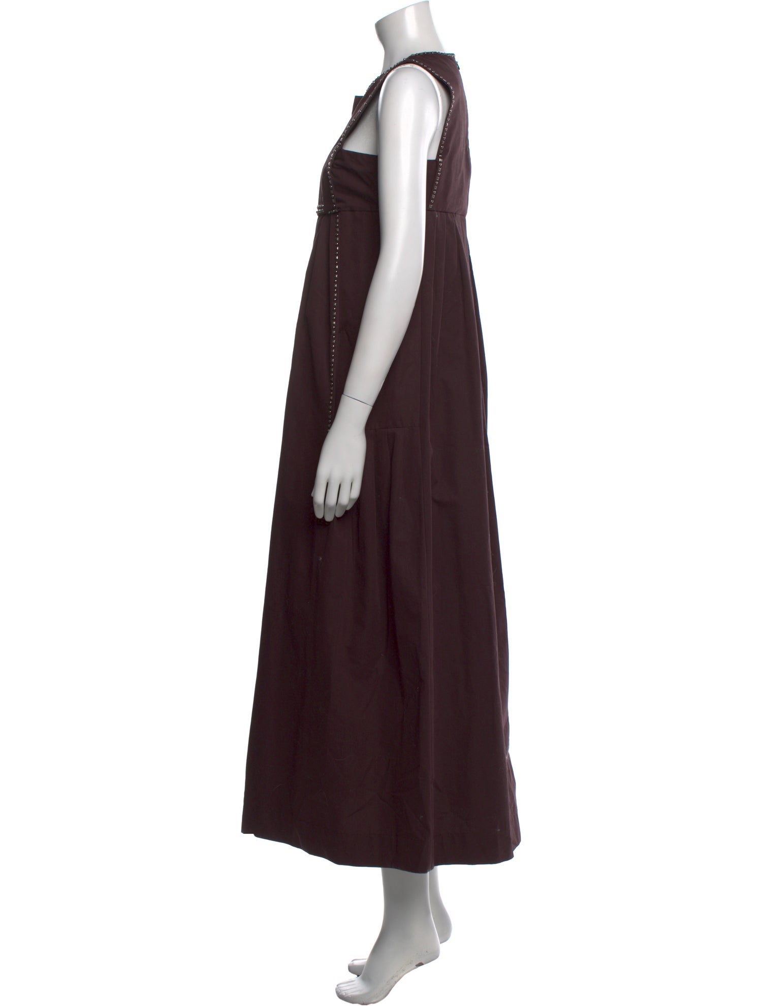 Max Mara Weekend V-Neck Long Dress