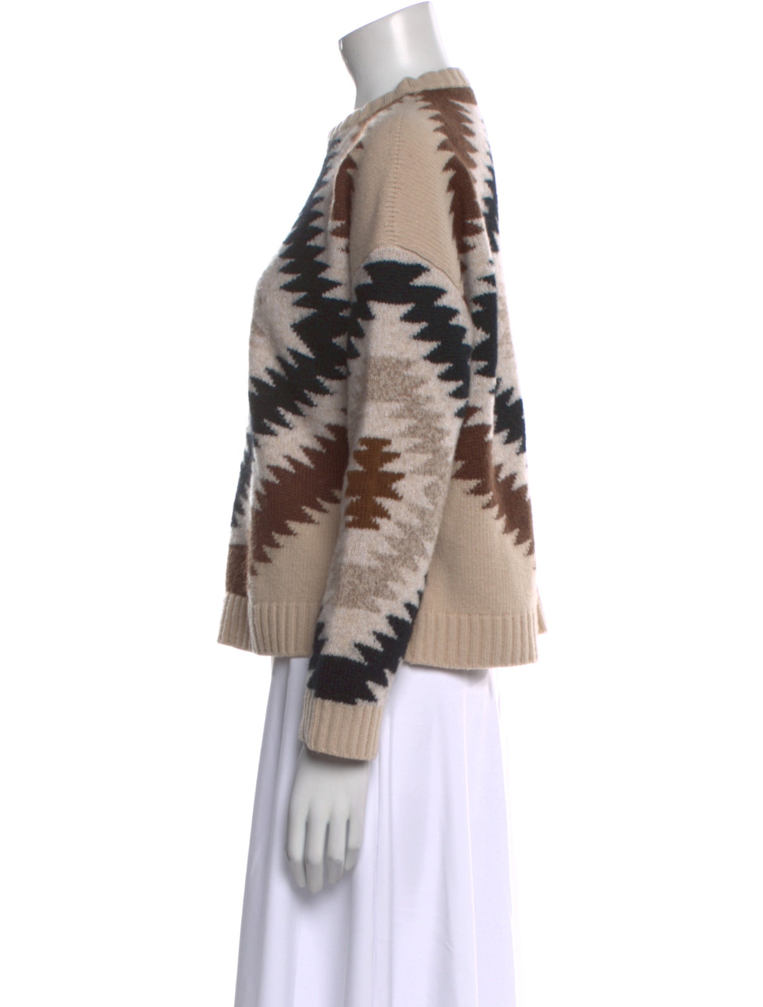 Max Mara Weekend Printed Crew Neck Sweater