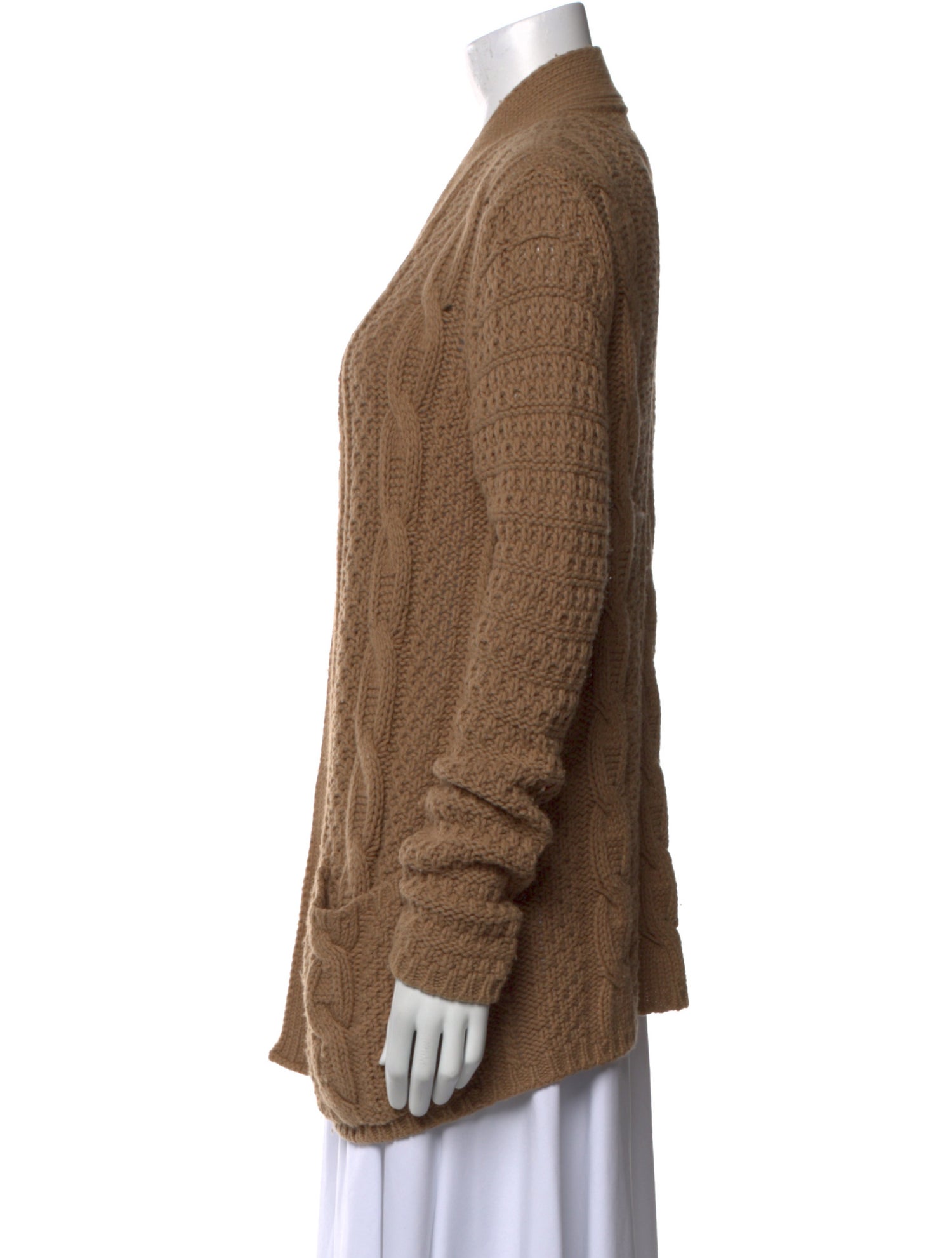 Max Mara Weekend Alpaca Open Front Sweater