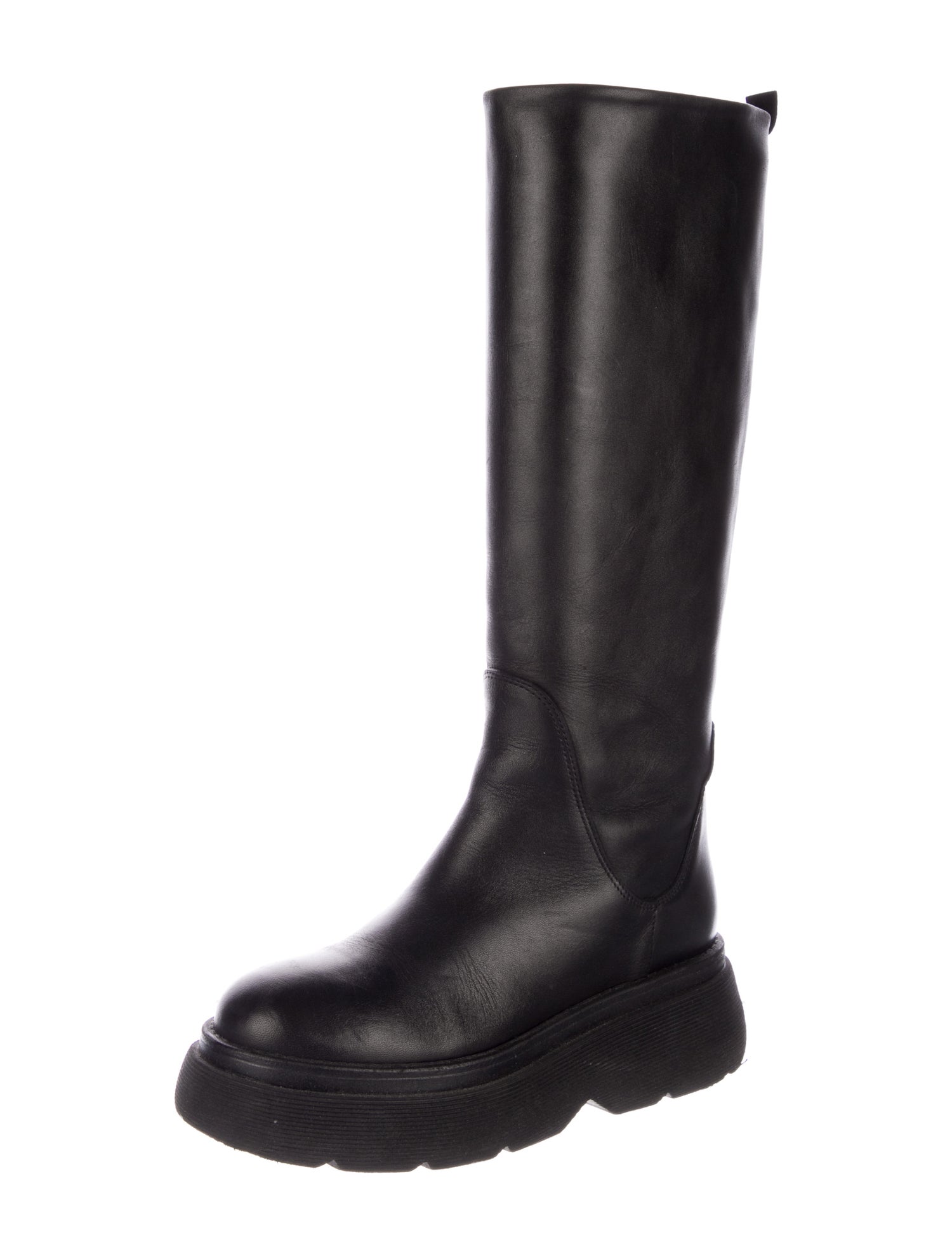Max Mara Weekend Leather Rain Boots