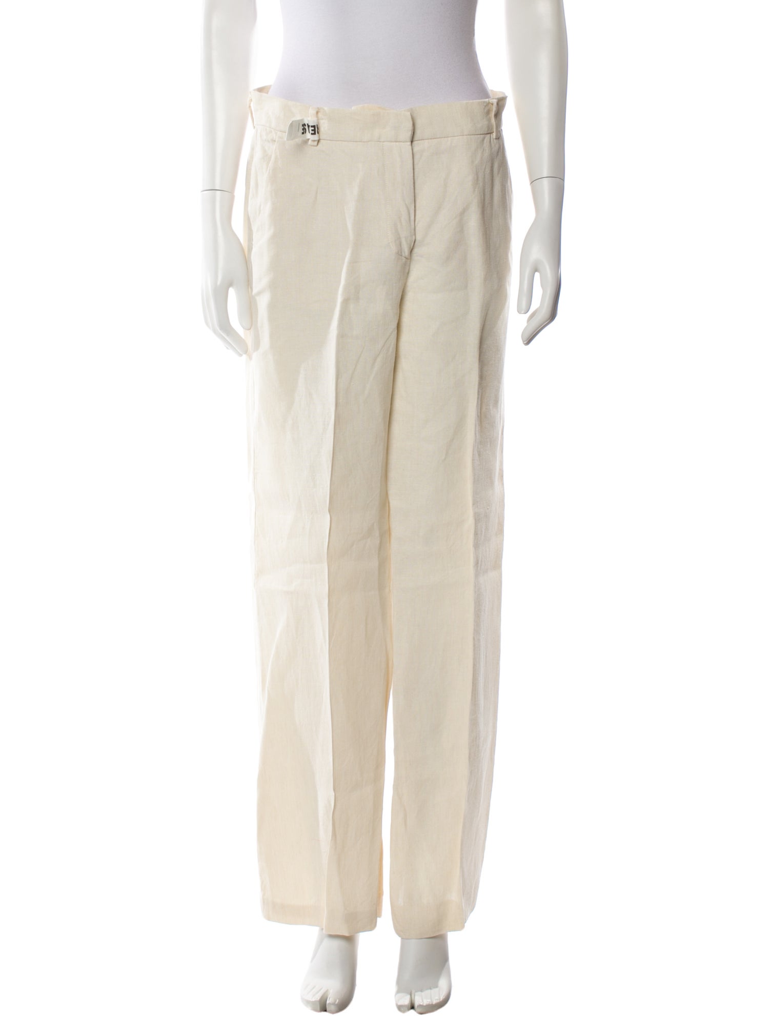 Max Mara Weekend Linen Wide Leg Pants
