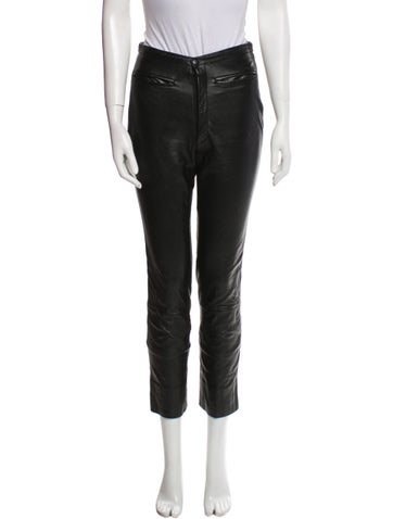 Maxima Pants Leather Straight Leg XS