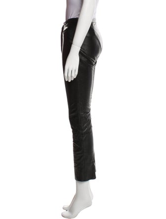 Maxima Leather Straight Leg Pants