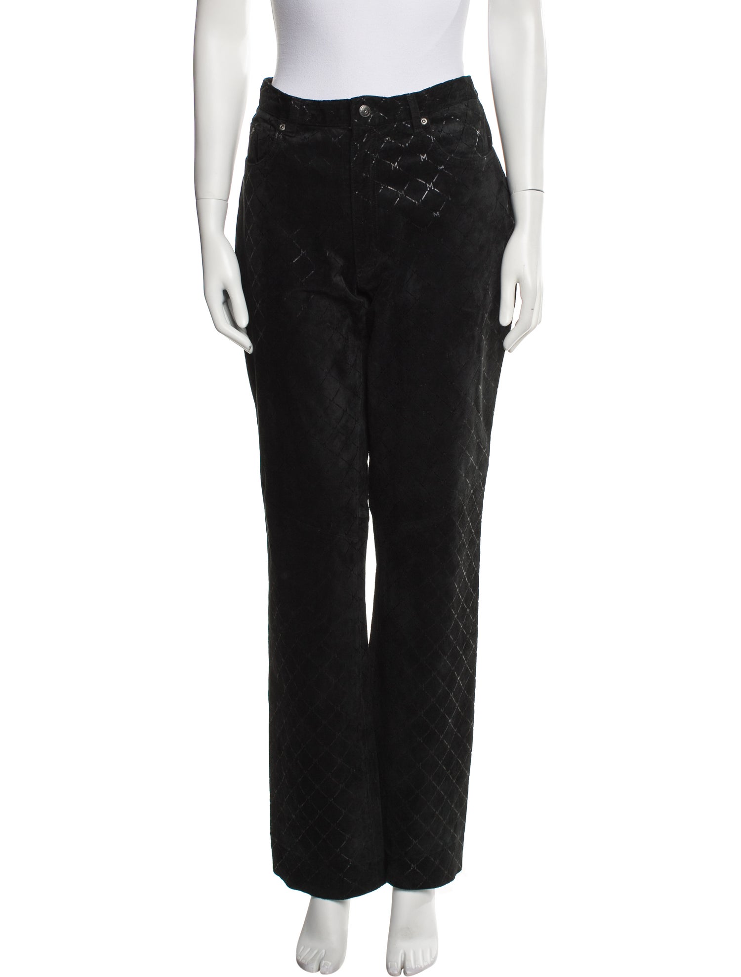 Maxima Leather Wide Leg Pants
