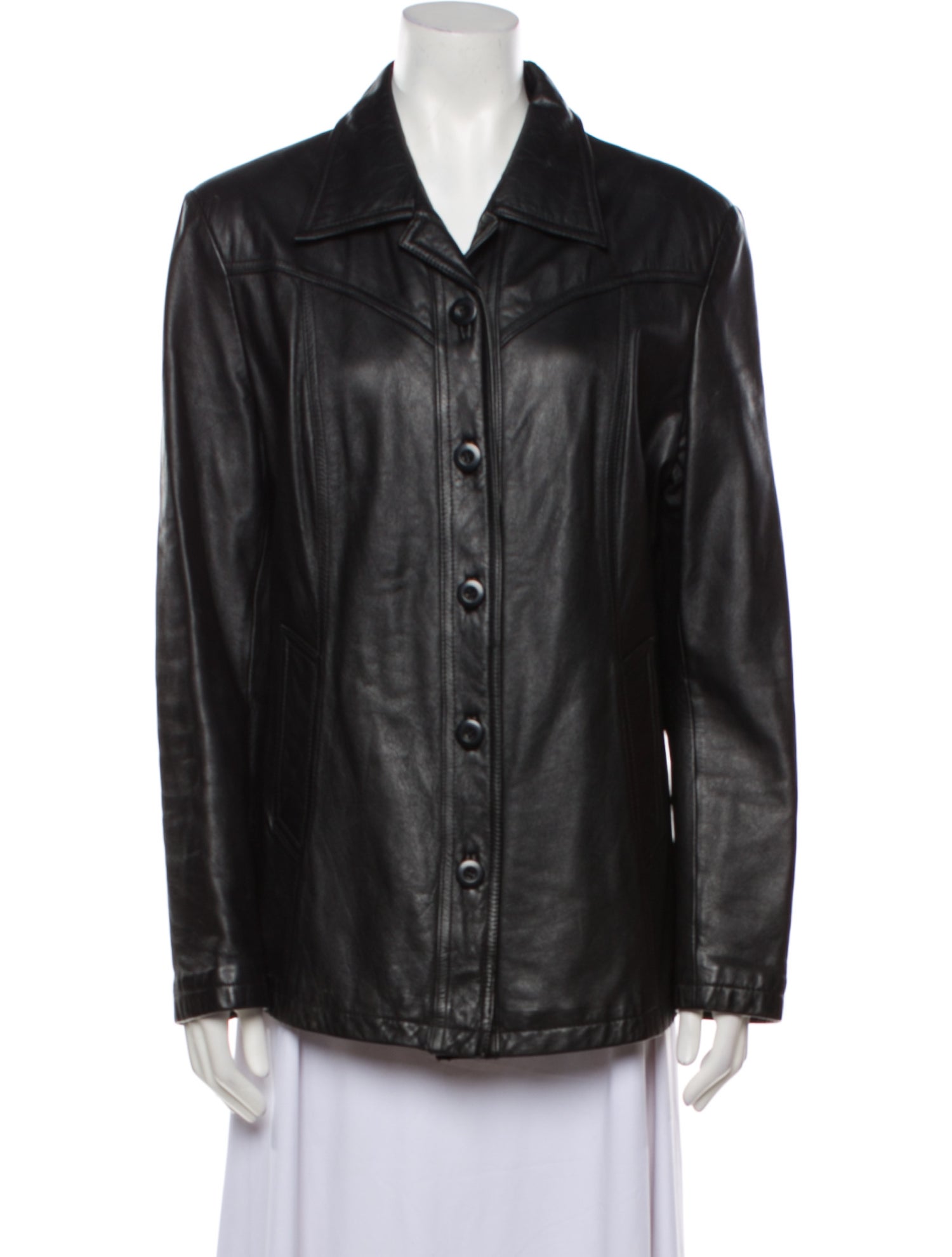 Maxima Leather Coat