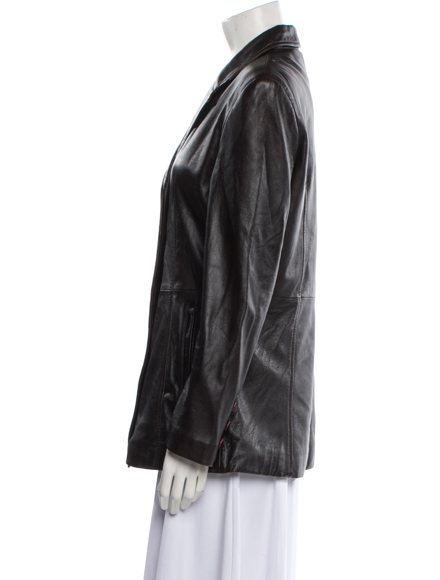 Maxima Leather Blazer