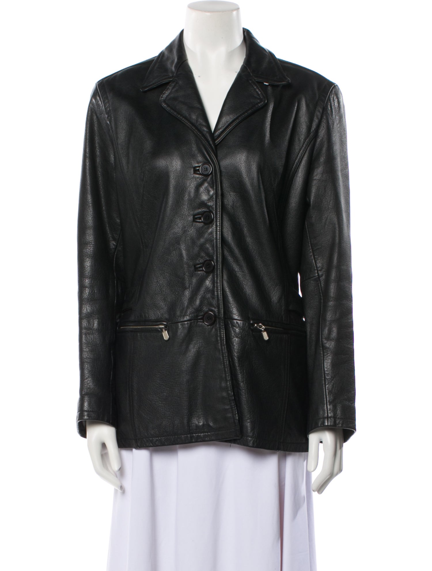 Maxima Leather Coat