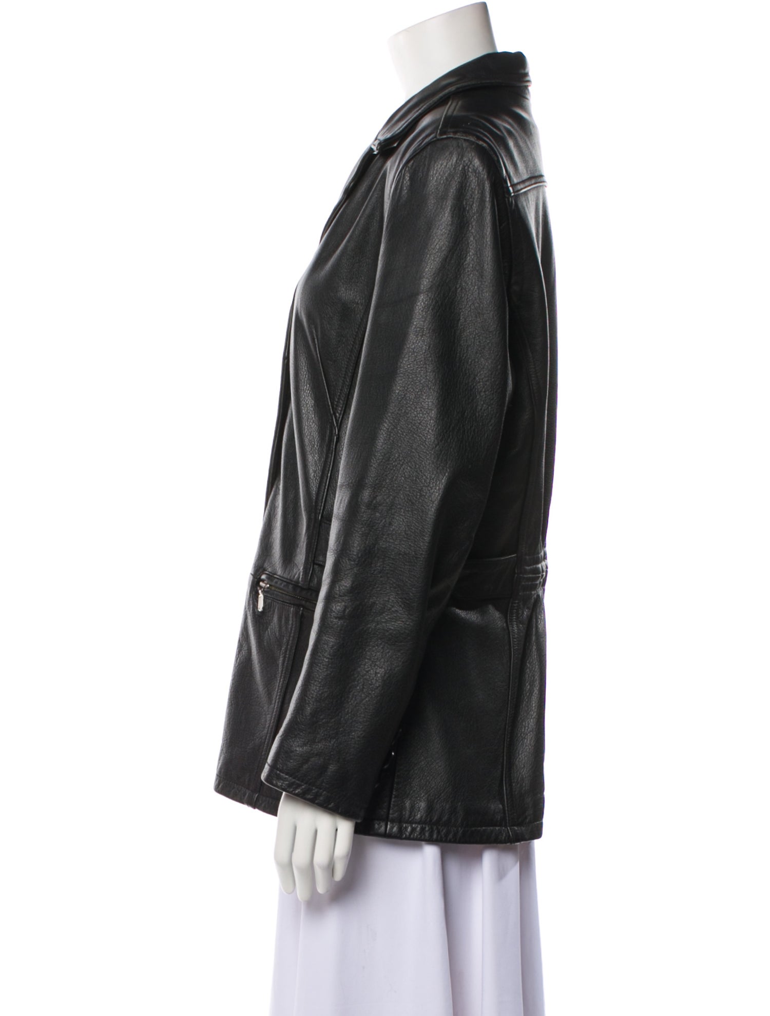 Maxima Leather Coat