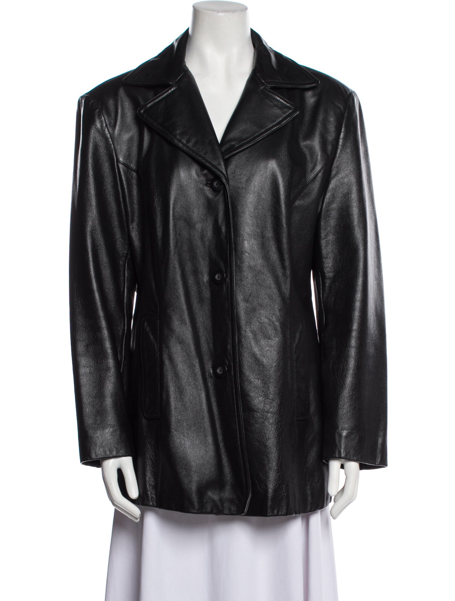 Maxima Leather Coat