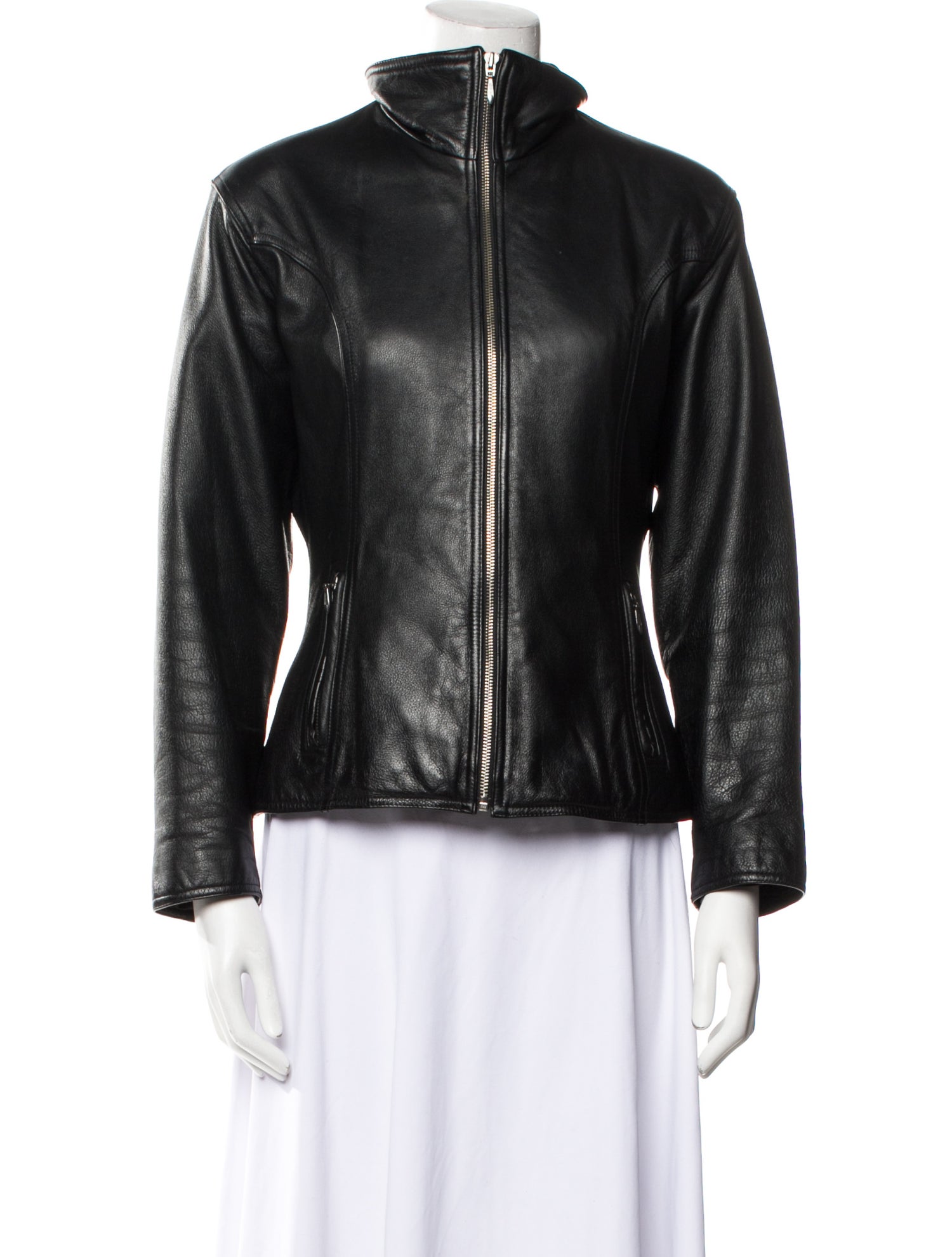 Maxima Vintage Leather Biker Jacket