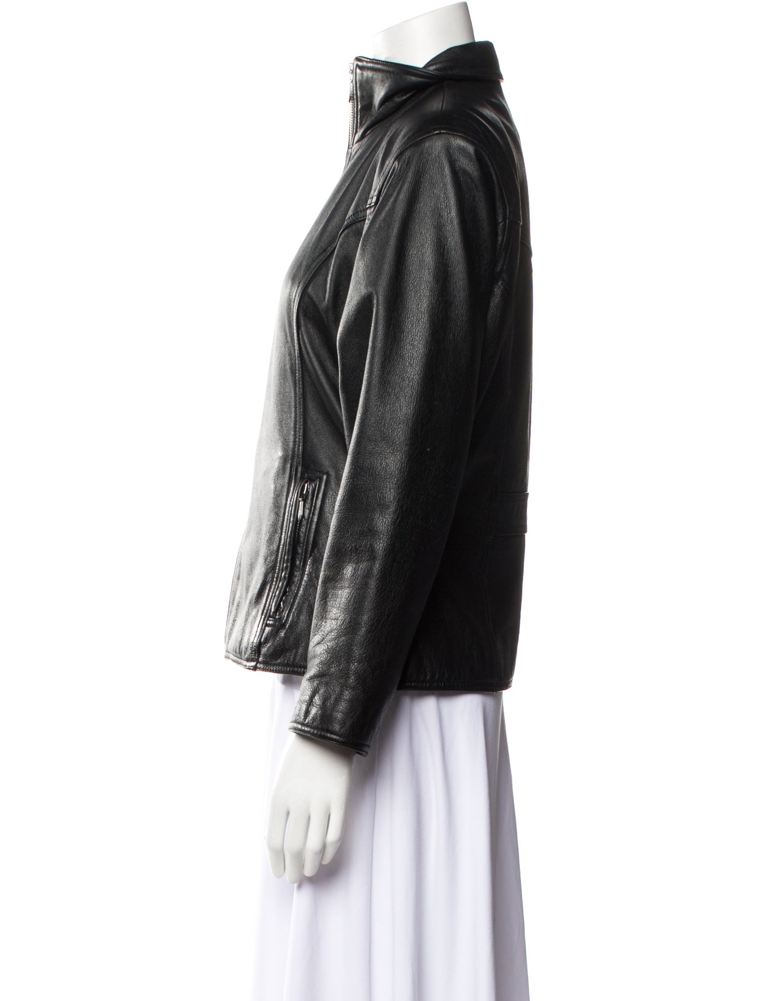 Maxima Vintage Leather Biker Jacket