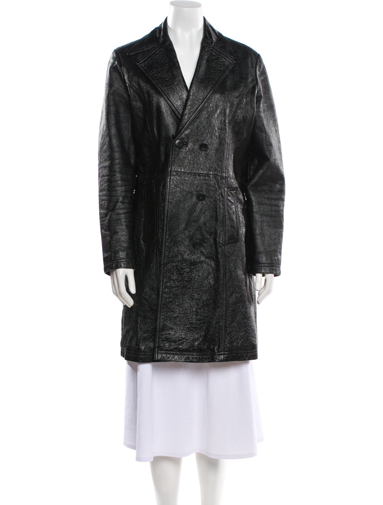 Maxima Leather Coat