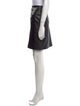Maxima Leather Knee-Length Skirt