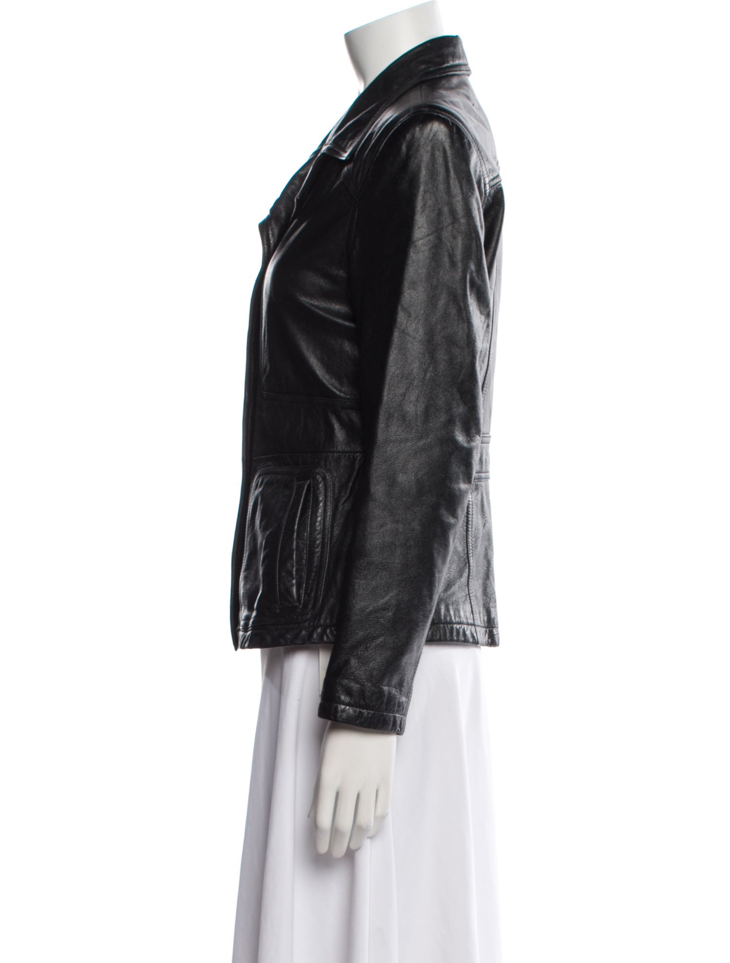 Maxima Leather Biker Jacket