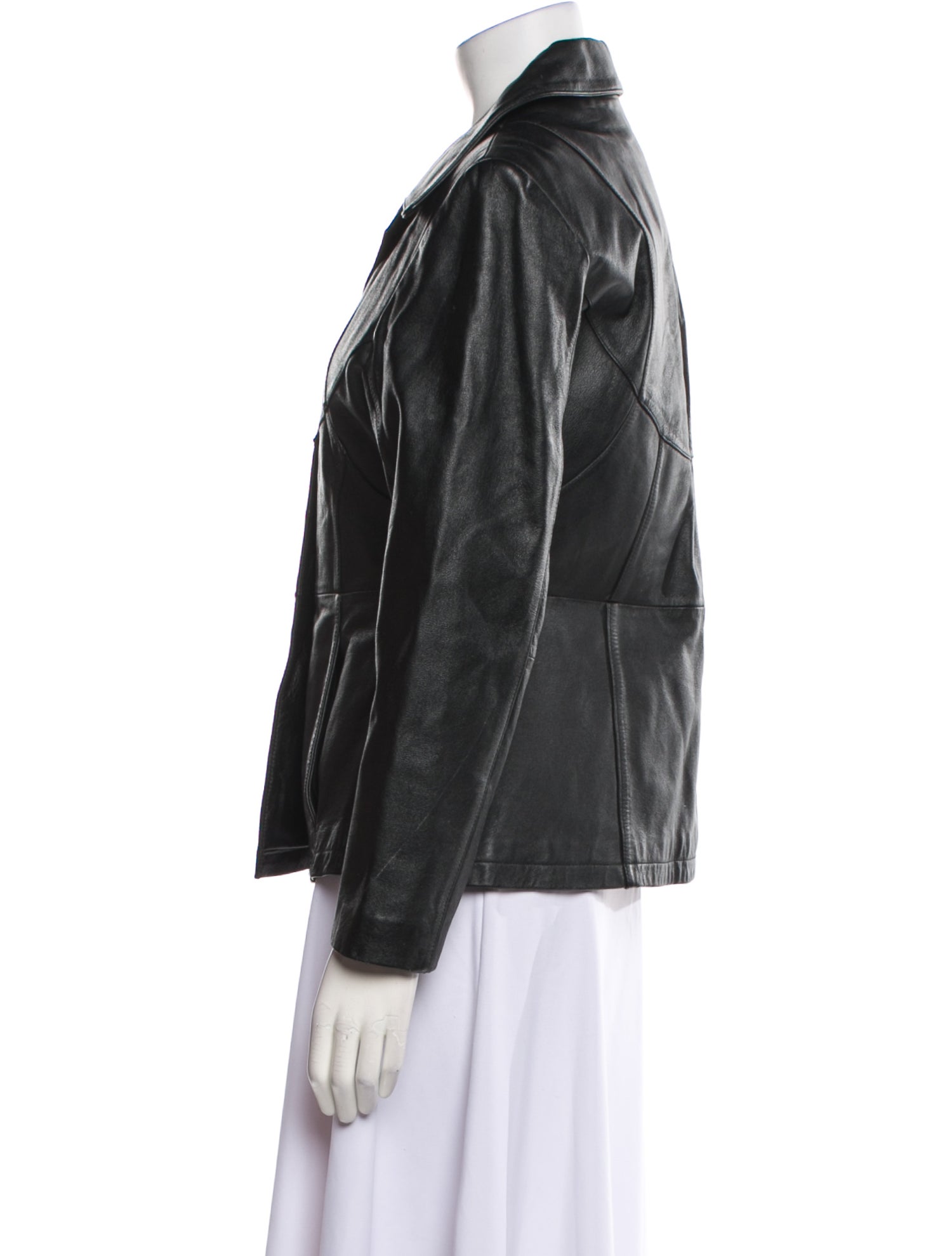 Maxima Leather Biker Jacket