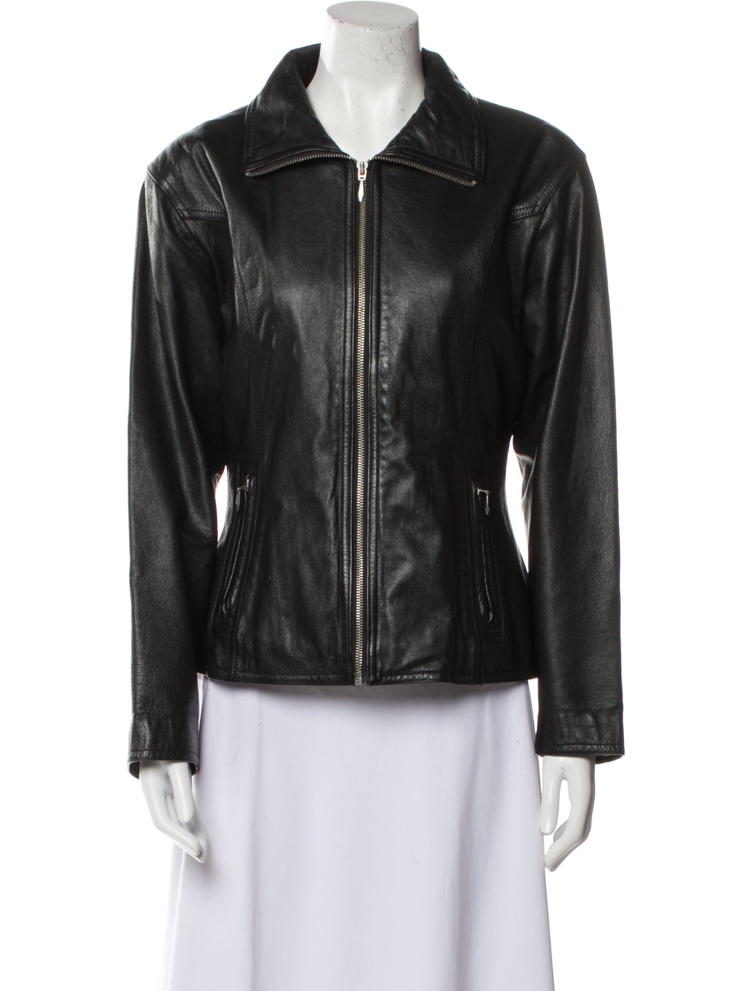 Maxima Leather Biker Jacket