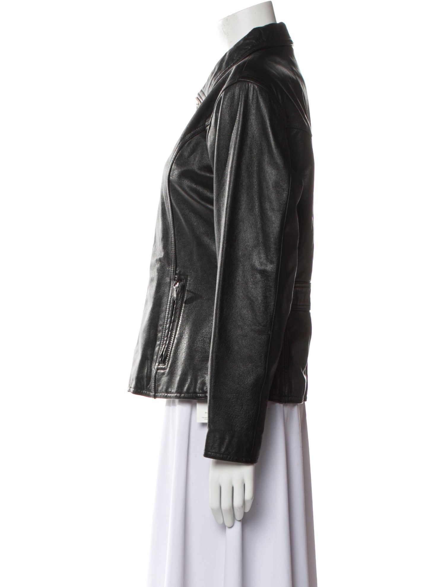Maxima Leather Biker Jacket