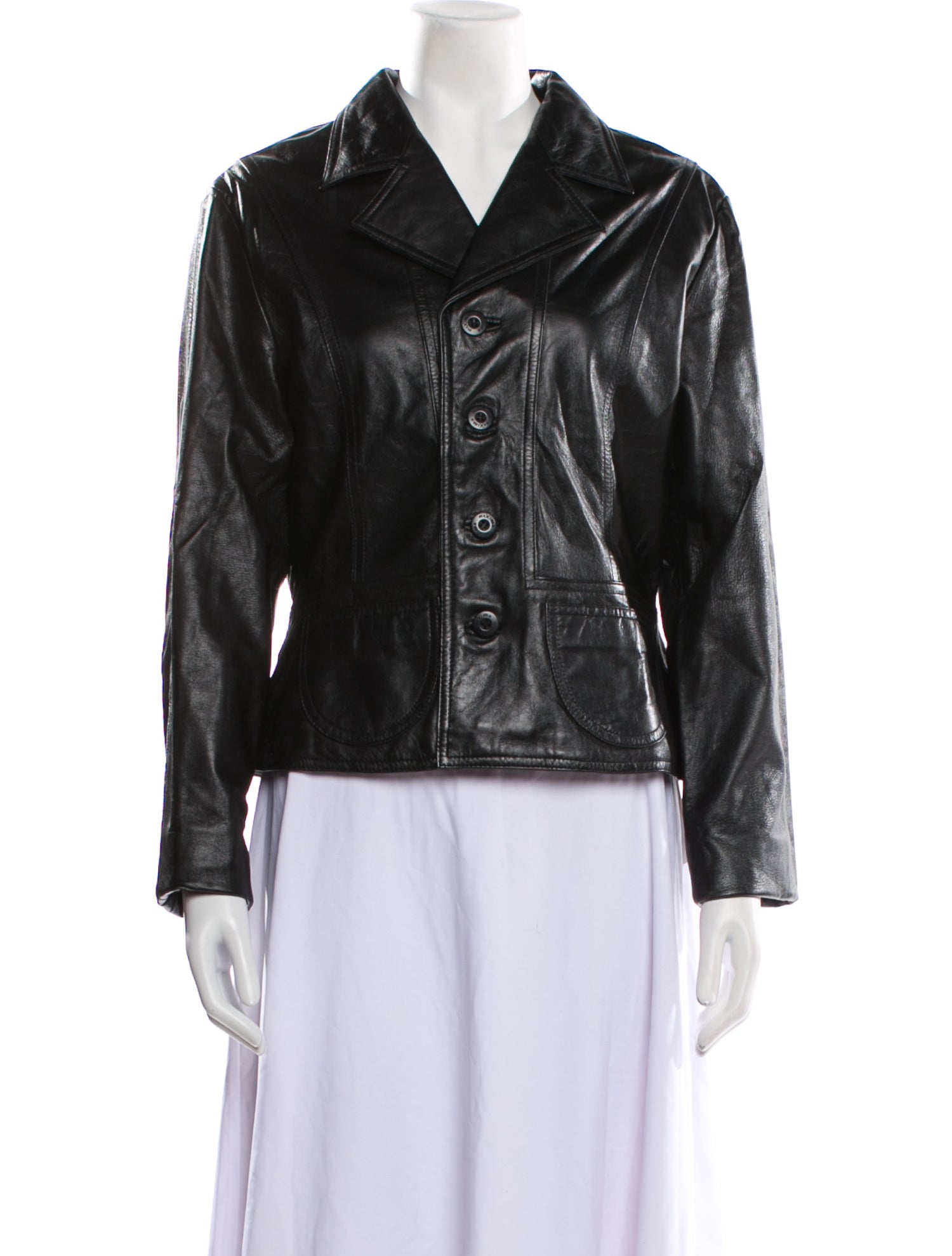 Maxima Leather Biker Jacket