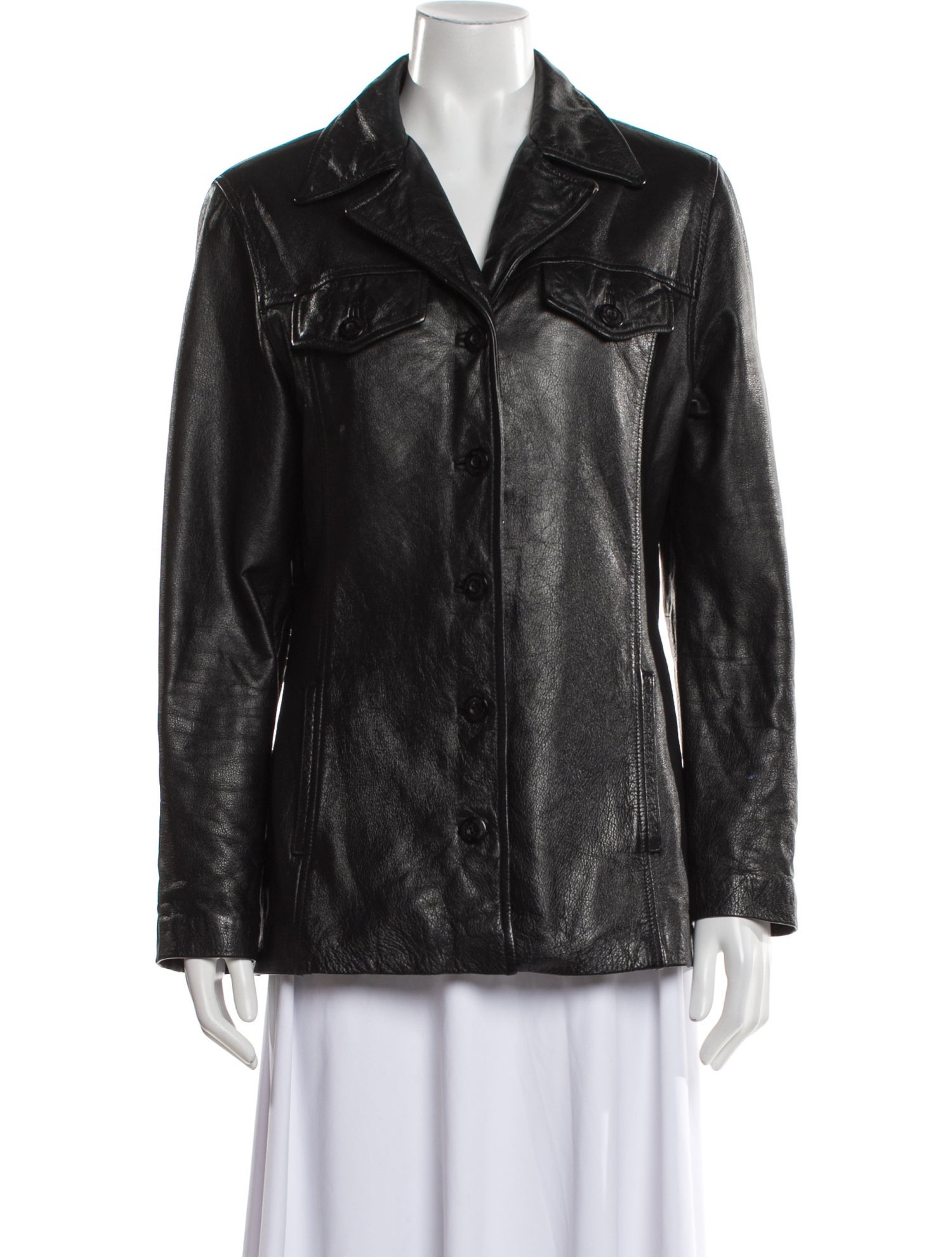 Maxima Leather Coat