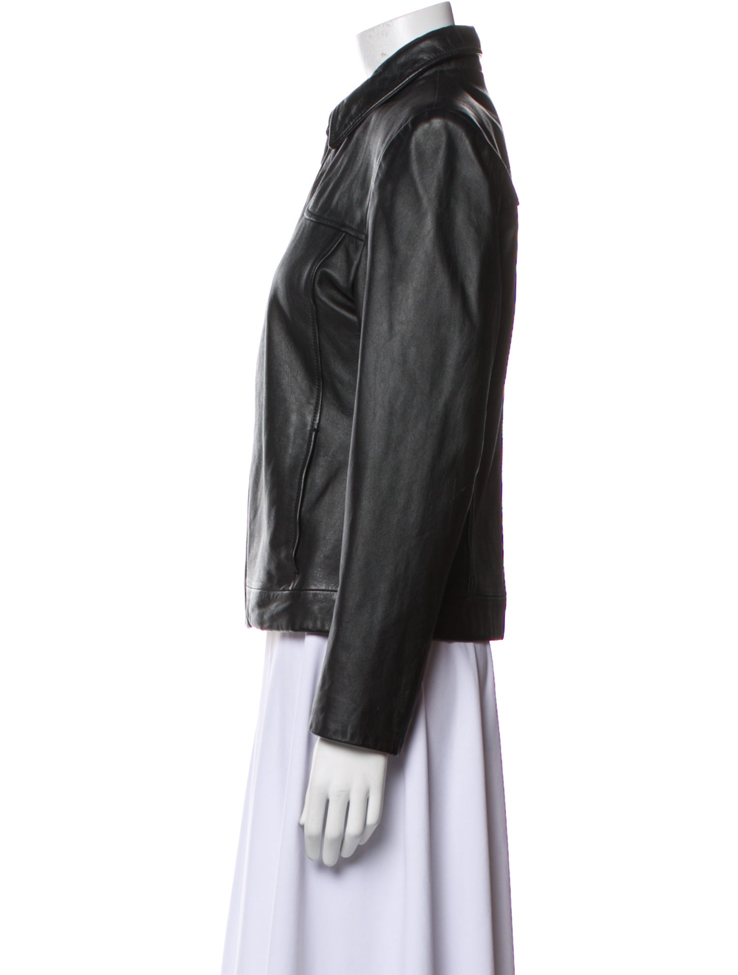 Maxima Leather Biker Jacket