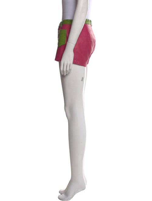 Maxima Leather Mini Shorts