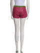 Maxima Leather Mini Shorts