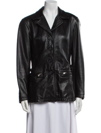 Maxima Leather Biker Jacket