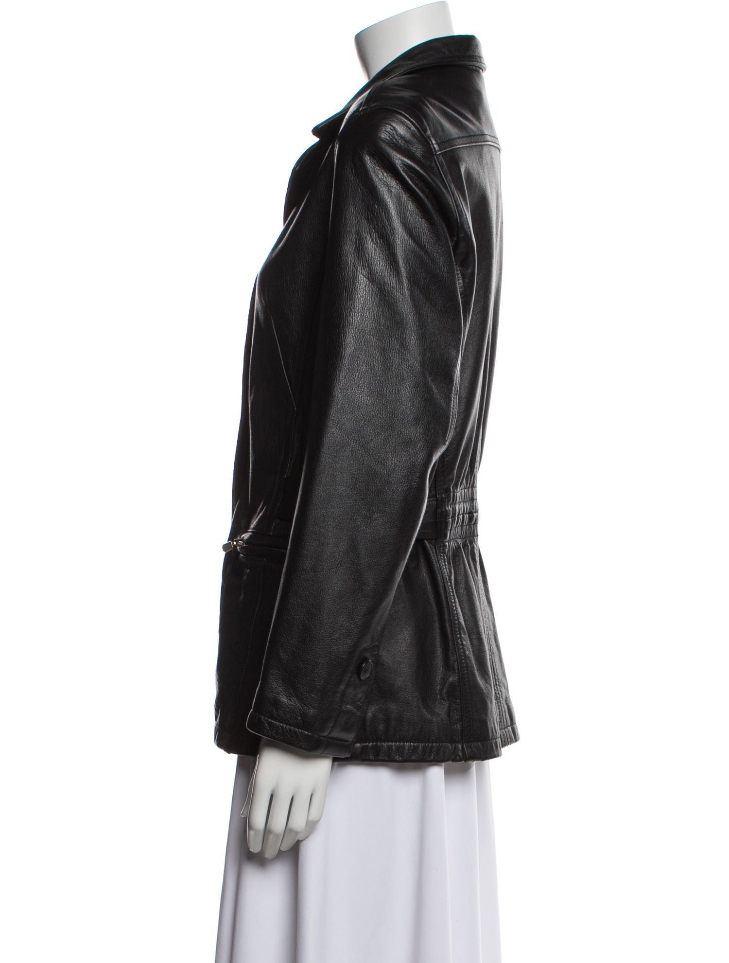 Maxima Leather Biker Jacket