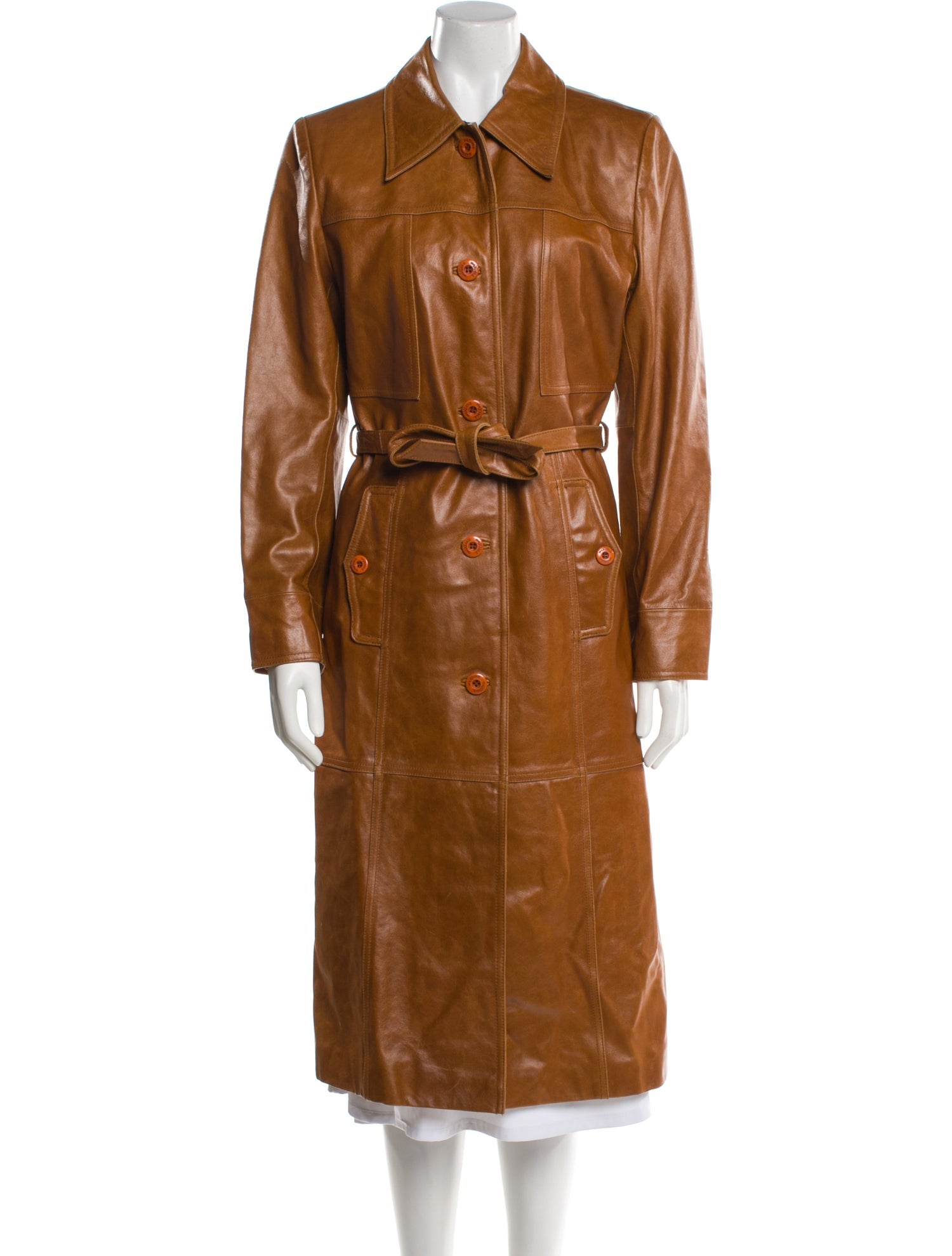 Maxima Leather Coat